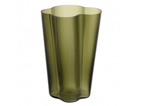 Váza Alvar Aalto iittala 27 cm mechově zelená