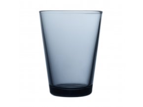 Sklenice Kartio iittala 0,4 l velká šedomodrá 2 ks