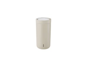 Termohrnek to go I:cons Stelton 0,2 l šedý soft sand