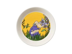 1066916 Moomin plate 19cm Hemulen yellow