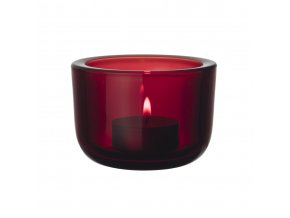 Svícen Valkea iittala červená cranberry