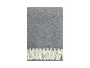 arvo blanket white melange grey