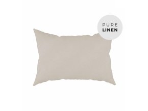 natural linen pillowcase