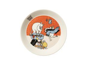 1083718 Moomin plate 19cm Holiday rush