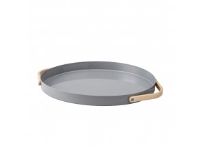 Servírovací tác Emma Stelton 35 cm šedý