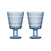 Sklenička na noze Kastehelmi iittala 0,26 l vodní modrá 2 ks