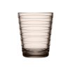 Sklenice Aino Aalto iittala 0,22 l světle hnědá linen 2 ks