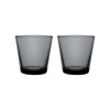 Sklenice Kartio iittala 0,21 l tmavě šedá 2ks