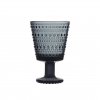 Sklenička na noze Kastehelmi iittala 0,26 l tmavě šedá 2 ks