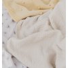 Bavlněná deka pro miminko MUŠELÍN ooh noo béžová
