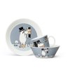 Talíř Moomin Moominpappa Arabia 19 cm šedý