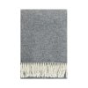 arvo blanket white melange grey