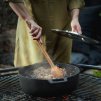 1066428 Fiskars Norden Wooden Grill Spoon Action 1x1