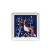 Taika plate square 12x12cm blue