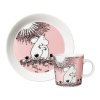 1082627 Moomin set mug plate Love darkove baleni1