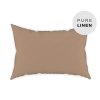 truffle linen pillowcase