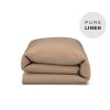 truffle linen duvet cover 1