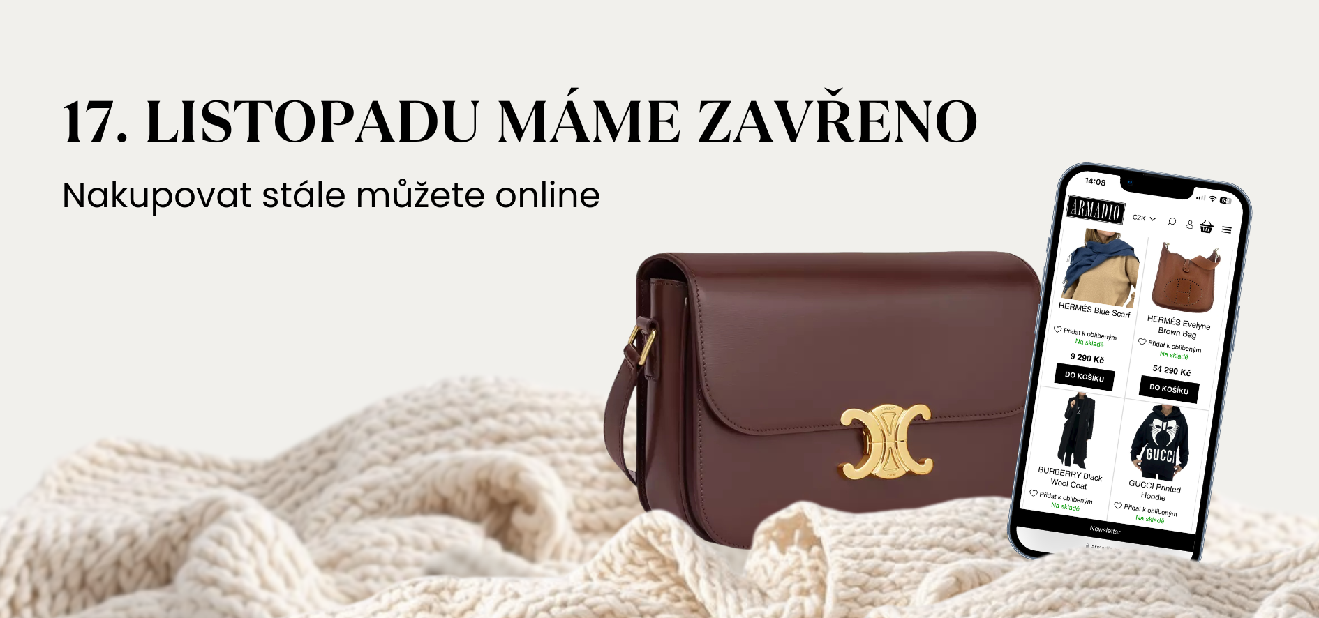 17. listopadu máme zavřeno