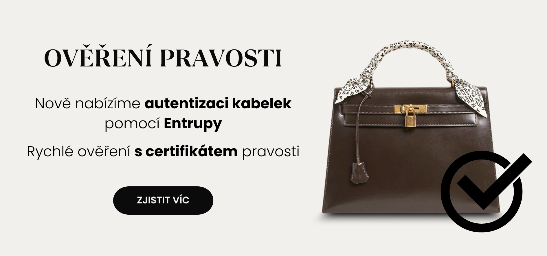 Entrupy - ověření pravosti kabelek