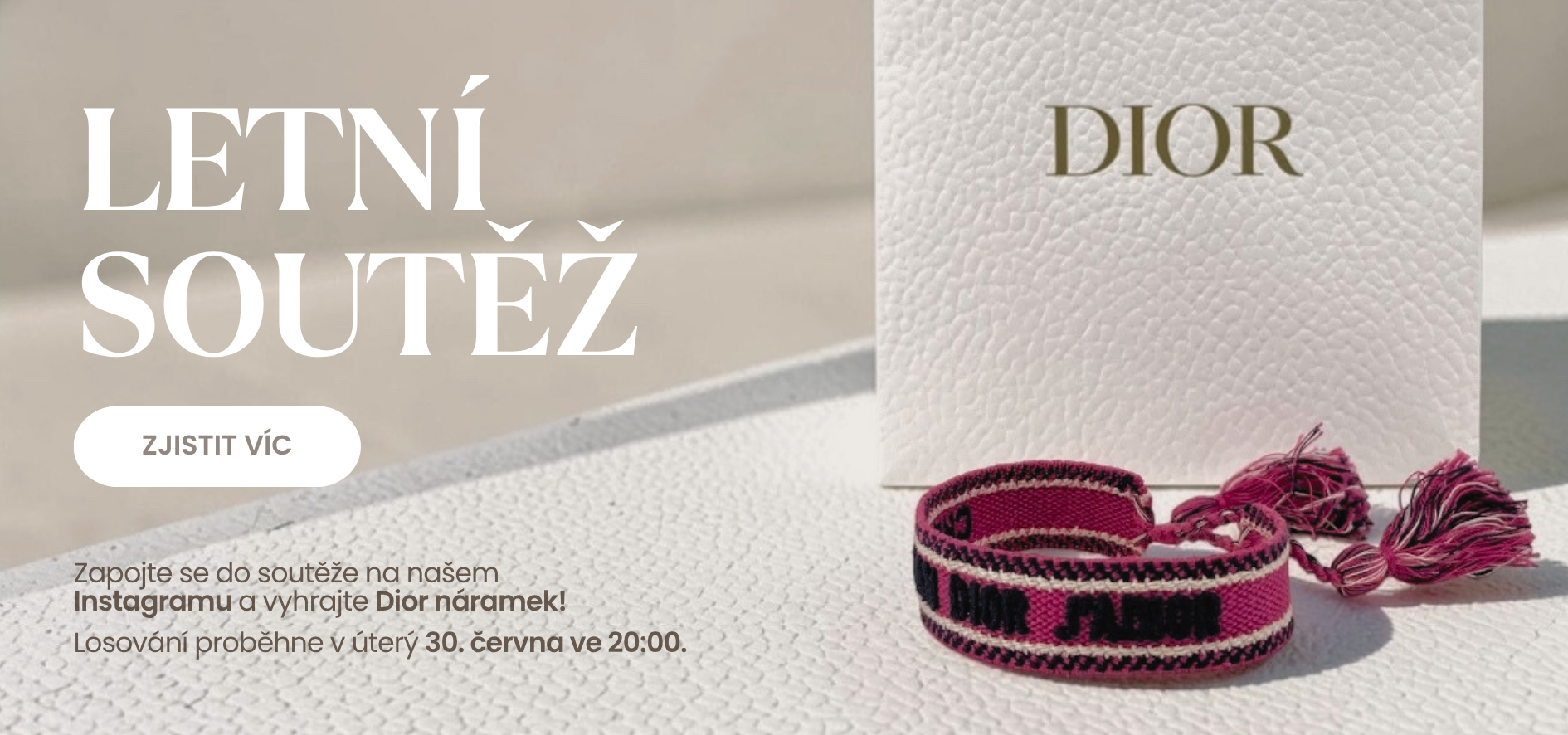 Letní soutěž - Dior náramek