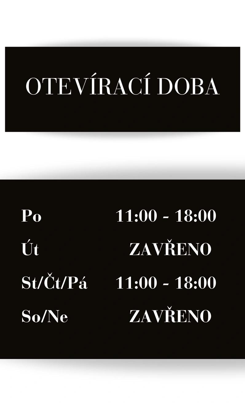 otevírací doba - PC postranní
