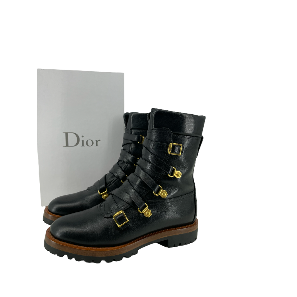 CHRISTIAN DIOR Wildior Combat Boots 36 