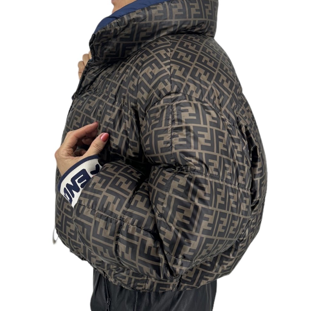 Fendi x fila puffer jacket sale