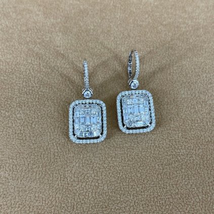 Diamonds Hanging Earrings