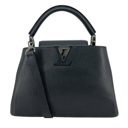LOUIS VUITTON Capucines BB Taurillon Black Bag