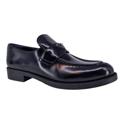 PRADA Black Loafers