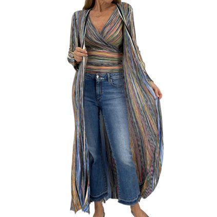 MISSONI Long Colourful Cardigan