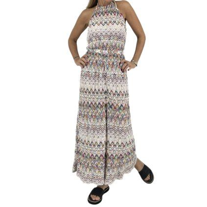 MISSONI White Colourful Patterned Jumsuit