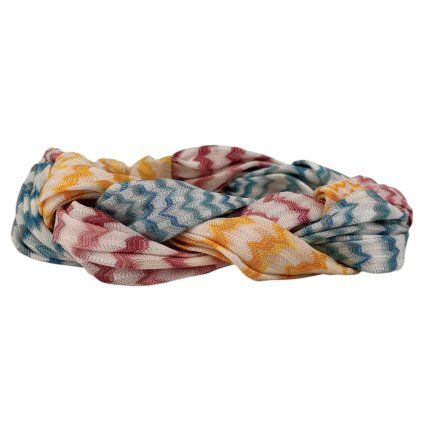 MISSONI White Colorful Headband