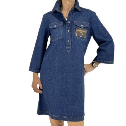 GUCCI Blue Denim Dress