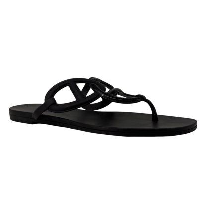 HERMES Black Sandals