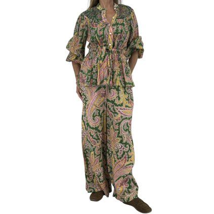 ZIMMERMANN Multicolour Blouse And Trousers Set