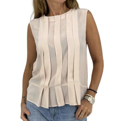 MAX MARA Pink Silk Top