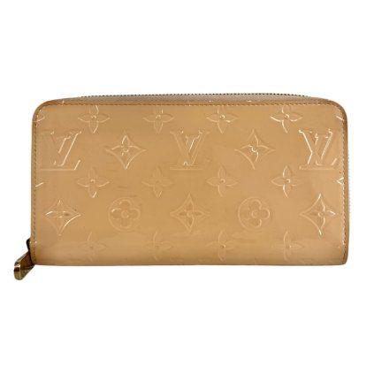 LOUIS VUITTON Monogram Vernis Beige Wallet