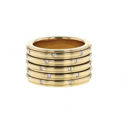 PIAGET Gold Ring With Diamonds