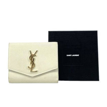 YVES SAINT LAURENT Cream Small Wallet
