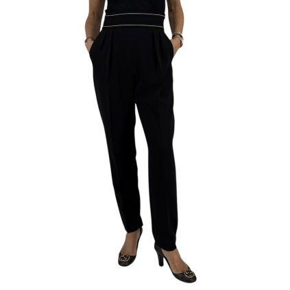 MAX MARA Black High-Waisted Trousers