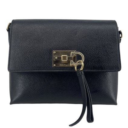 SALVATORE FERRAGAMO Black Crossbody Bag