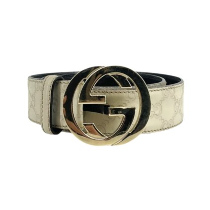 GUCCI GG Beige Belt