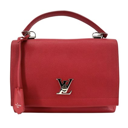 LOUIS VUITTON Lockme Red Bag