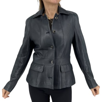 CHRIST Leather Blazer