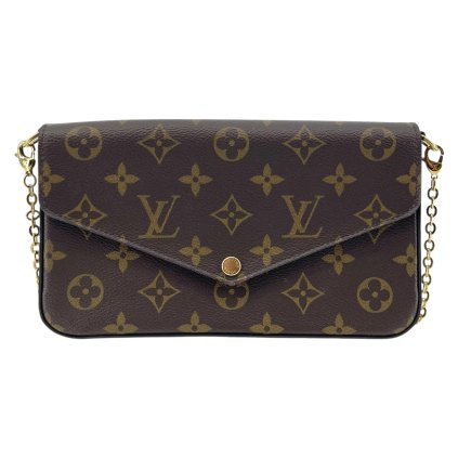 LOUIS VUITTON Felicie Monogram Canvas Pochette