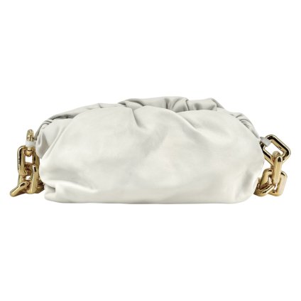 BOTTEGA VENETA White Shoulder Pouch Bag