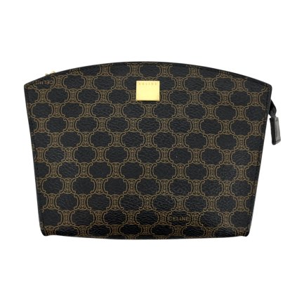 CÉLINE Macadam Black Clutch