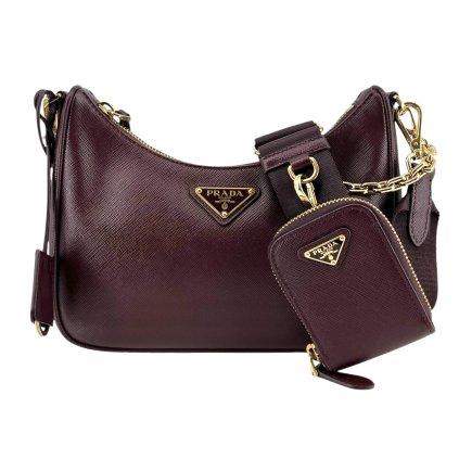 PRADA Burgundy Re-Edition 2005 Bag