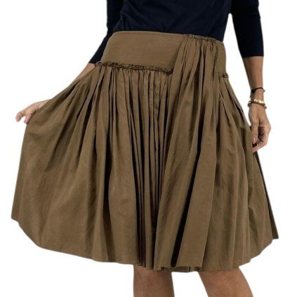 PRADA Brown Skirt